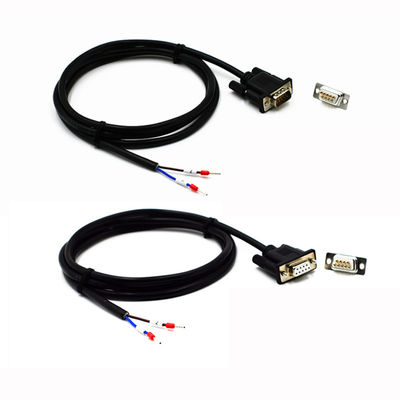 DB9 Male Or Female Connector RS485 Serial Port to 2-pin Terminals Exapansion Cable