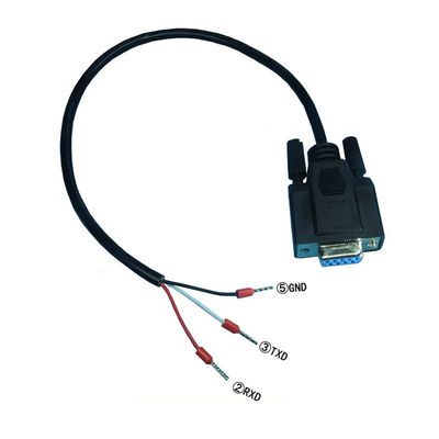 DB9 D Sub Connector RS232 Serial RXD TXD GND Port to 3-pin Terminals Exapansion Cable