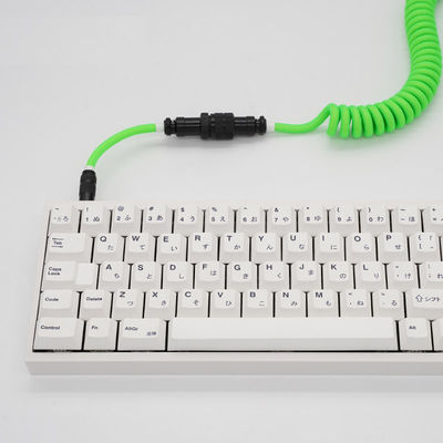 Sectional Type C USB Charging Cable Mechanical Keyboard Detachable Coiled Data Charge Cable Kit