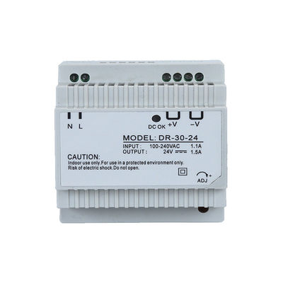 DR-30-24 24W 24V 1.5A DC Output Din Rail Switching Mode Power Supply