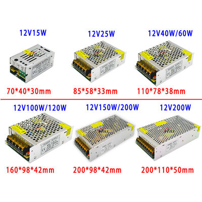 LED Driver Power Supply Adapter Transformer Switch AC100-120V / AC200-240V 3CH for LED Strip String Light