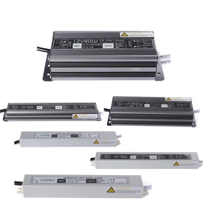 DC 12V 60W Lighting Transformer Waterproof LED Driver Power Supply IP67 Input AC170-250V Adapter for LED Strip