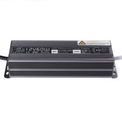 DC 12V 60W Lighting Transformer Waterproof LED Driver Power Supply IP67 Input AC170-250V Adapter for LED Strip