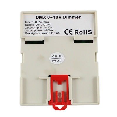 AC90-240V 3 Way RGB led light controller DMX Triac Dimmer 0-10V 1A Maximum Output Each Channel