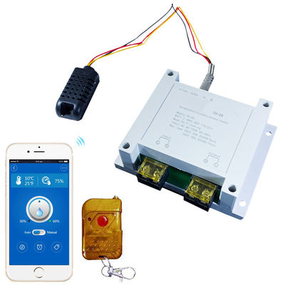 2 Way 30A WiFi RF Relay Smart Switch Amazon Alexa Google Homekit Temperature Humidity Remote Control Kit
