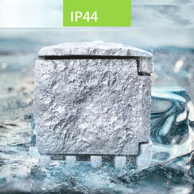 Outdoor Garden Electrical Power Outlet Rock Socket Box Resin Enclosure Waterproof