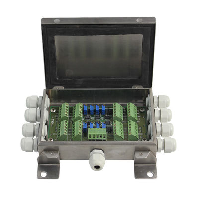 8 Way Stainless Steel Load Cells Summing Junction Box Enclosure Weighing Sensor for Platform Scale