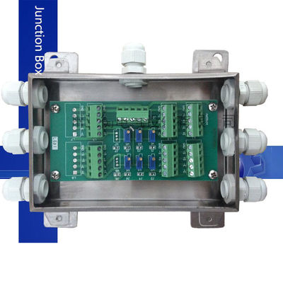 6 Way Stainless Steel Load Cells Summing Junction Box Enclosure Weighing Sensor for Platform Scale