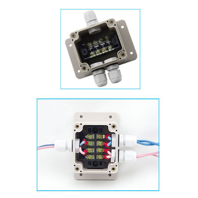 Electrical Enclosure Lighting Cable Junction Box 63*58*45mm with Connectors Wall Mount Waterproof