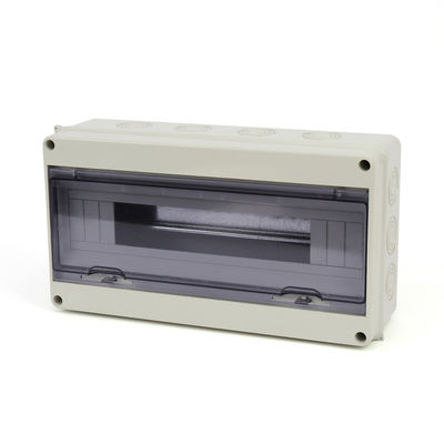 HT 18 Way IP65 Waterproof Outdoor Electrical Enclosure Plastic Distribution Solar PV Combiner Box