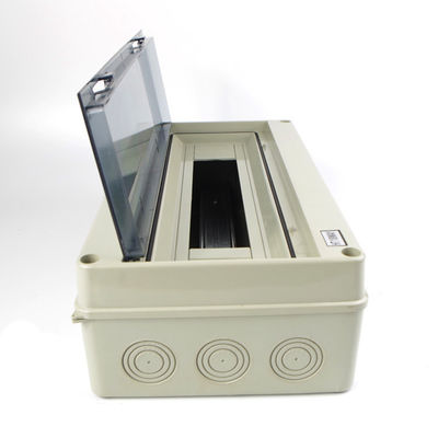 HT 18 Way IP65 Waterproof Outdoor Electrical Enclosure Plastic Distribution Solar PV Combiner Box