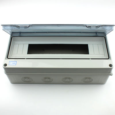 HT 18 Way IP65 Waterproof Outdoor Electrical Enclosure Plastic Distribution Solar PV Combiner Box