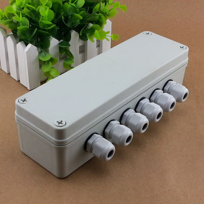 IP65 Waterproof Cable Junction Box 80*250*70mm 6 Ways UK2.5B Din Rail Terminal Blocks Kit