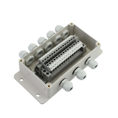 CCTV Camera Monitor Cable Distribution Junction Box 158*90*60mm Waterproof  Wall Mount With Connectors