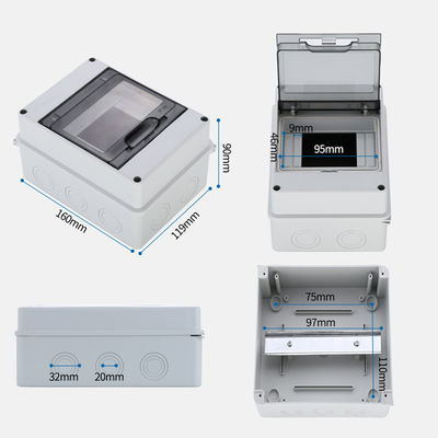 HT 5 Way IP65 Waterproof Outdoor Electrical Enclosure Distribution Plastic Switch Box
