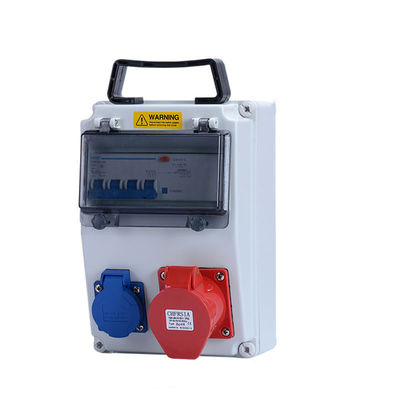 IP65 Waterproof Outdoor Electrical Socket Plastic Electric Box AC 380V - 400V