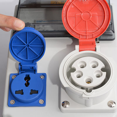 IP65 Waterproof Outdoor Electrical Socket Plastic Electric Box AC 380V - 400V