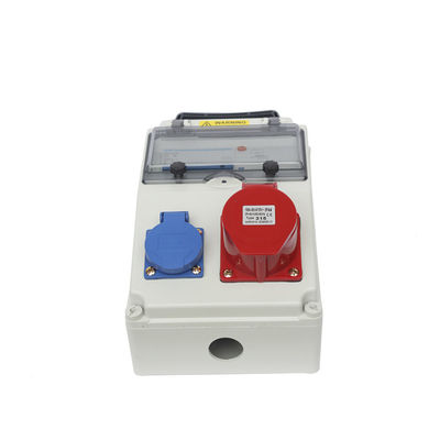 IP65 Waterproof Outdoor Electrical Socket Plastic Electric Box AC 380V - 400V