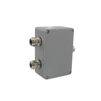 1 In 2 Out Cable Distribution Aluminum Junction Box Waterproof with Terminal Blocks 120*80*55mm