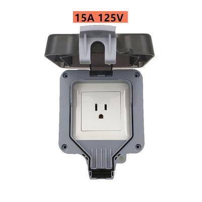 Wall Mounted Power Outlet Socket Outdoor Charging Poles Plastic Switch Box IP66 Wheatherproof