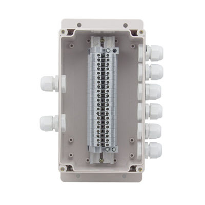 Surface Mount Plastic Junction Box Project Case Waterproof UK2.5B Terminal Blocks 200*120*75mm