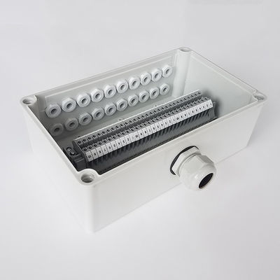 Electrical Enclosure Project Case Junction Box 250*150*200mm UK2.5B Terminal Blocks Kit 1 in 20 out