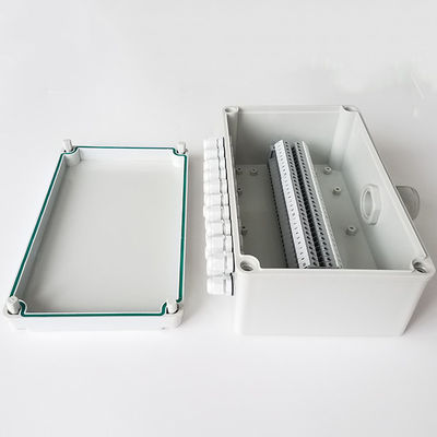 Electrical Enclosure Project Case Junction Box 250*150*200mm UK2.5B Terminal Blocks Kit 1 in 20 out