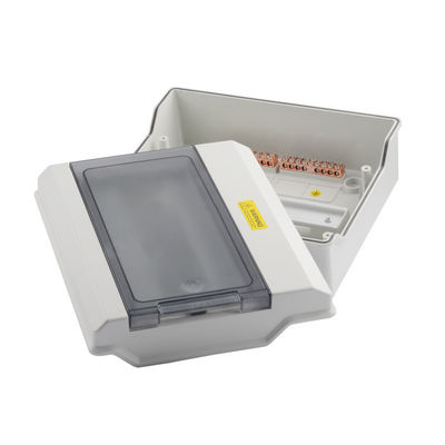 12 Way IP67 Waterproof Outdoor Electrical Distribution Switch Box Plastic Enclosure