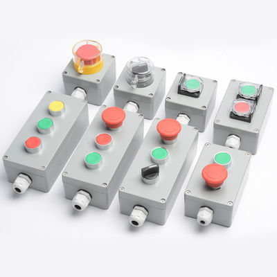 Outdoor Pushbutton Switch Station Box Die-cast Aluminum Case Explosion Proof Customization