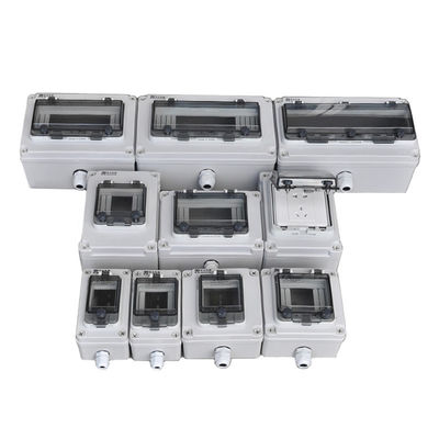 Wall Electric Enclosure Plastic Switch Circuit breaker Box IP67 Waterproof Outdoor 2 3 4 5 6 8 10 12 16 18 Way