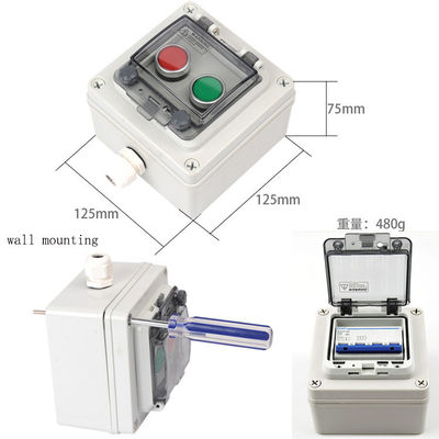 Wall Electric Enclosure Plastic Switch Circuit breaker Box IP67 Waterproof Outdoor 2 3 4 5 6 8 10 12 16 18 Way