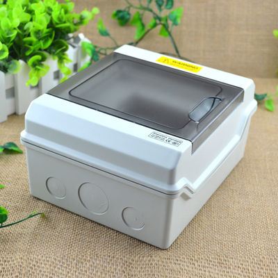 6 Way IP65 Waterproof Outdoor Electrical Circuit Breaker Enclosure Distribution Plastic Switch Box