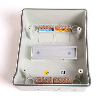 6 Way IP65 Waterproof Outdoor Electrical Circuit Breaker Enclosure Distribution Plastic Switch Box