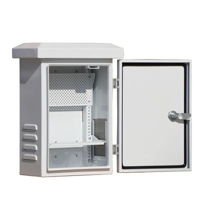 Galvanized Steel Electrical Enclosure Cctv Power Supply Distribution Box White Coating