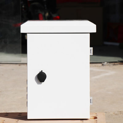 Galvanized Steel Electrical Enclosure Cctv Power Supply Distribution Box White Coating
