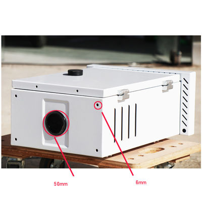 Galvanized Steel Electrical Enclosure Cctv Power Supply Distribution Box White Coating