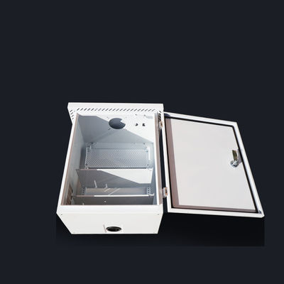 Galvanized Steel Electrical Enclosure Cctv Power Supply Distribution Box White Coating