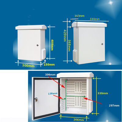40cmx30cmx15cm Electrical Enclosure Cctv Power Supply Distribution Box White Coating