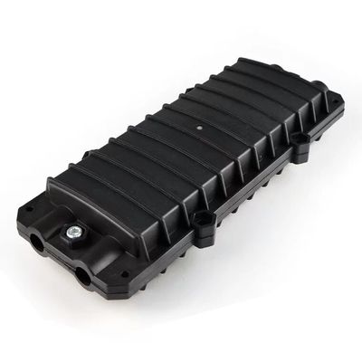 12 24 Core Horizontal Fiber Optic Cable Joint Box Splice Enclosure Waterproof IP67 2 in 2 out