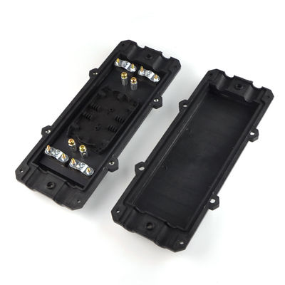 12 24 Core Horizontal Fiber Optic Cable Joint Box Splice Enclosure Waterproof IP67 2 in 2 out