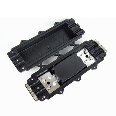 12 24 Core Horizontal Fiber Optic Cable Joint Box Splice Enclosure Waterproof IP67 2 in 2 out
