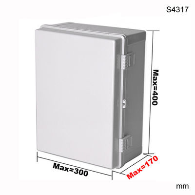 400x300x180mm IP65 Waterproof Electrical Enclosure Outdoor Plastic Wall Junction Box Case