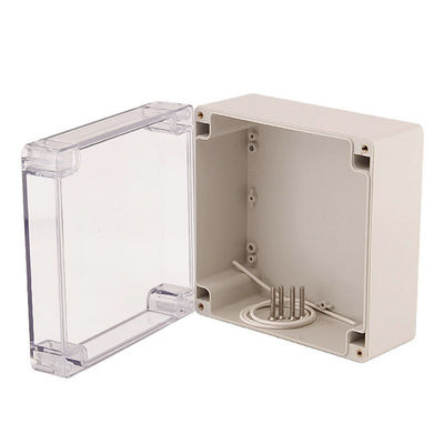 Plastic Junction Box 160*160*90mm Electric Distribution Enclosure Waterproof Clear Cover