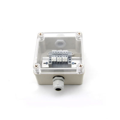 Plastic Junction Box 125*125*75mm Electric Distribution Enclosure Waterproof Clear Cover with Connectors