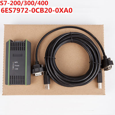 S7-300 S7-400 PLC Programming Cable 6ES7 972-0CB20-0XA0 PC/MPI+ USB/PPI+