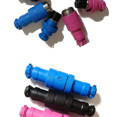 4 pins 5 pins Coloured Heavy Duty Circular Aviation Docking Socket Plug GX12 GX16 Connector