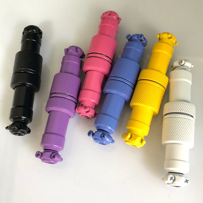 4 pins 5 pins Coloured Heavy Duty Circular Aviation Docking Socket Plug GX12 GX16 Connector