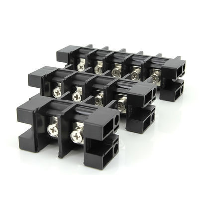 600V 40A 100A 75A 150A Feed Through Wall Mounted Barrier Terminal Blocks 13.0mm 16.0mm 21.0mm 27.0mm Pitch