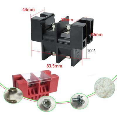 600V 40A 100A 75A 150A Feed Through Wall Mounted Barrier Terminal Blocks 13.0mm 16.0mm 21.0mm 27.0mm Pitch