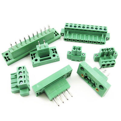 5.08 mm pitch Feed Through Flange Screw Terminal Blocks Panel Mount